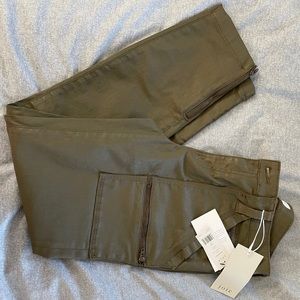 Joie Park Skinny coated fatigue crop pant